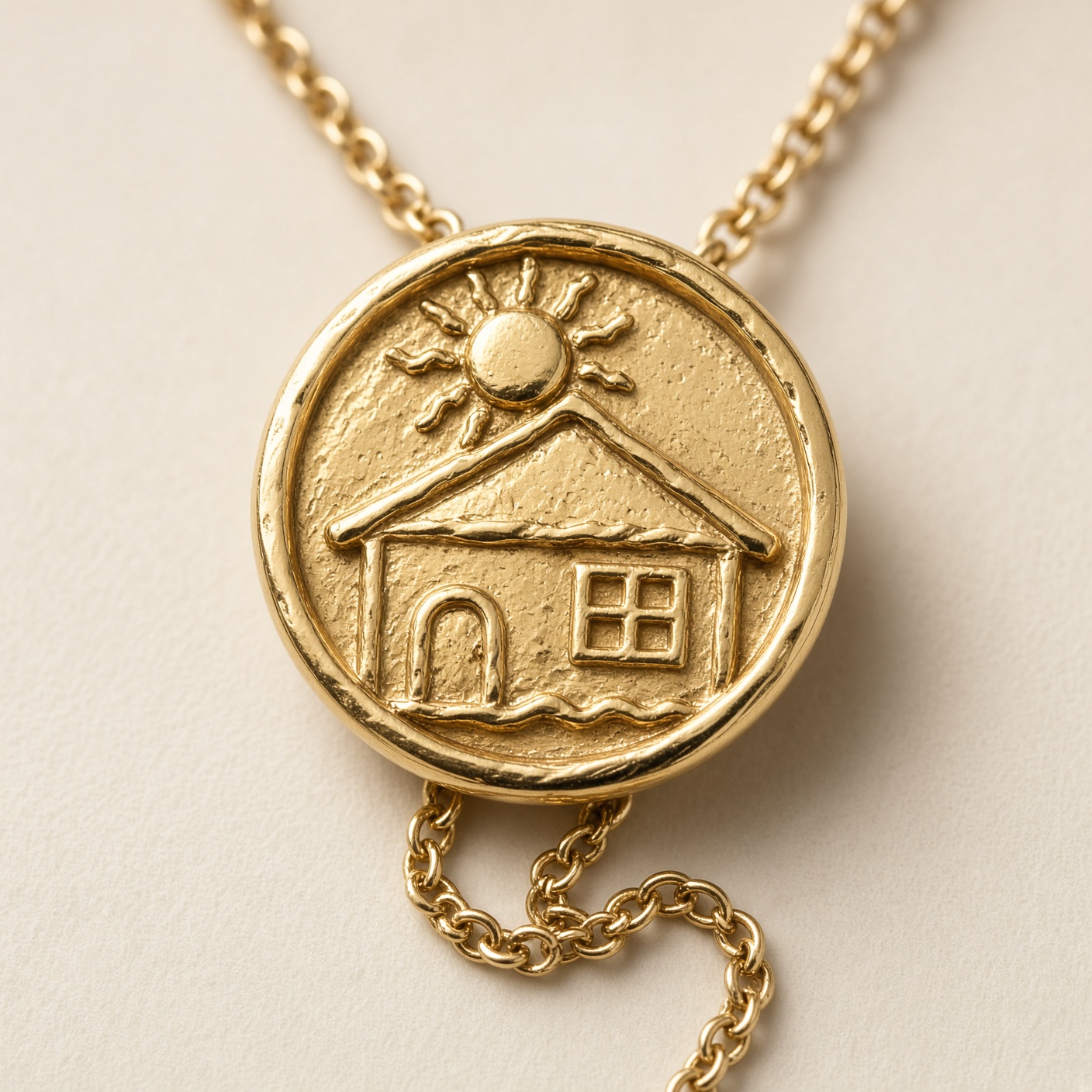 Gold pendant